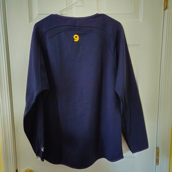 Rawlings Mens Sweatshirt Size Small Blue Team Issue NCAA MP 9 Gold Embroidered - Picture 5 of 8